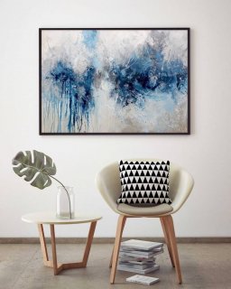 Room Modern Kitchen Grey Abstract Canvas Wall Art E27JV Room Modern Kitchen Grey Abstract Canvas Wall Art E27JV