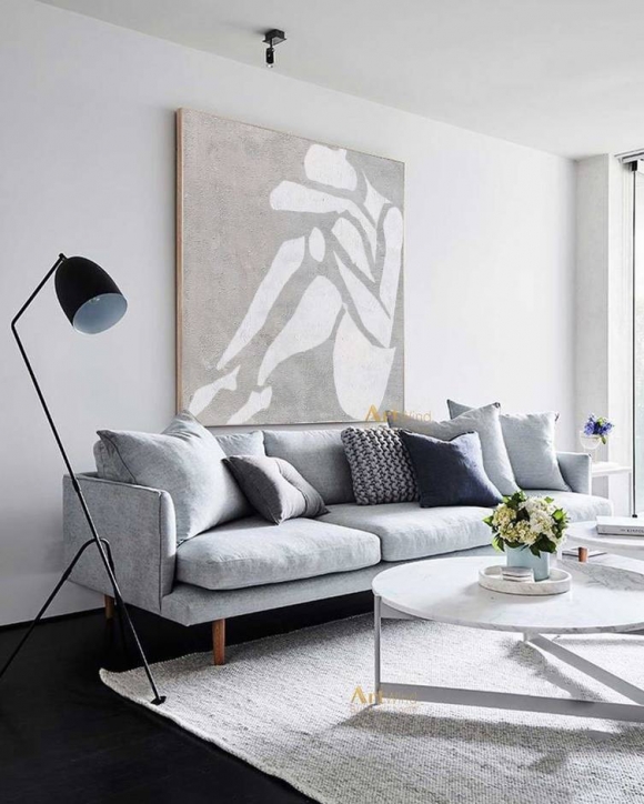 Gray White Nude Painting Abstract Canvas Artwork CVC2Q Gray White Nude Painting Abstract Canvas Artwork CVC2Q