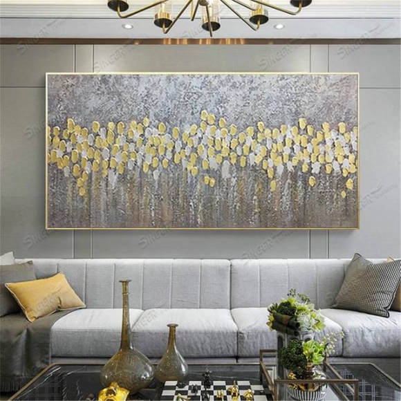 Living Oversized Paintings Room Abstract Canvas Artwork MA6CK