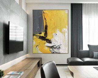 Contemporary Grey Abstract Canvas Artwork OY2BI Contemporary Grey Abstract Canvas Artwork OY2BI